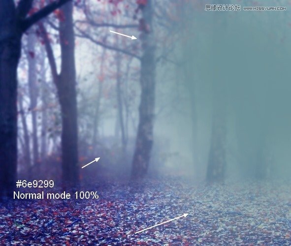 Photoshop合成唯美的森林仙子场景图