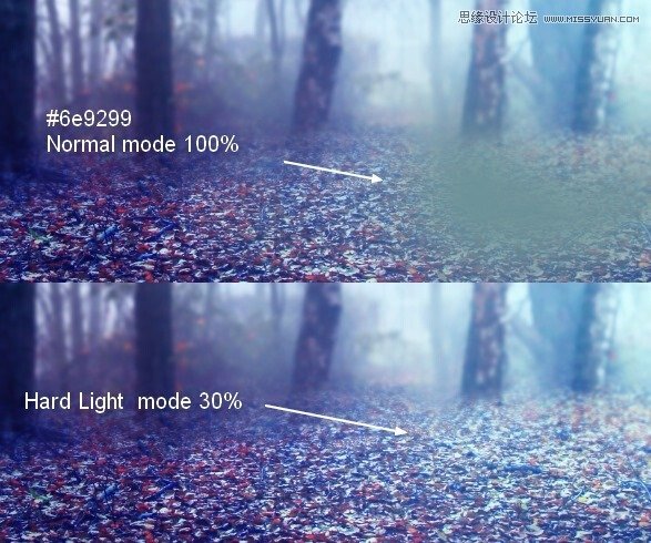 Photoshop合成唯美的森林仙子场景图