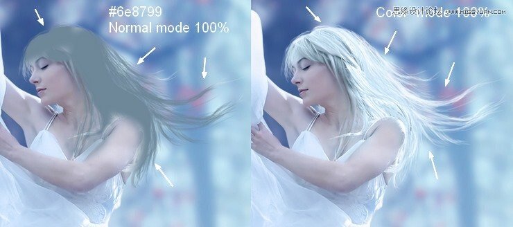 Photoshop合成唯美的森林仙子场景图