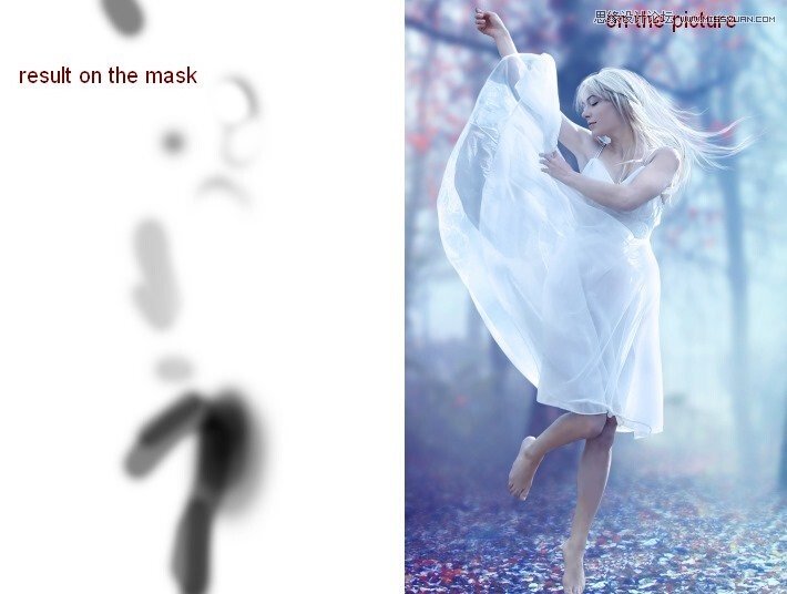 Photoshop合成唯美的森林仙子场景图