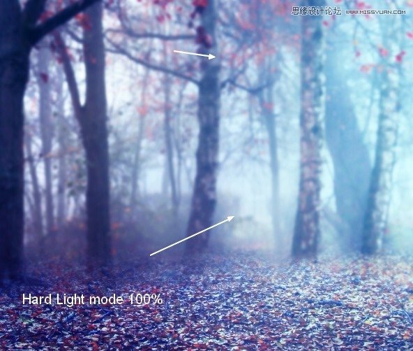 Photoshop合成唯美的森林仙子场景图