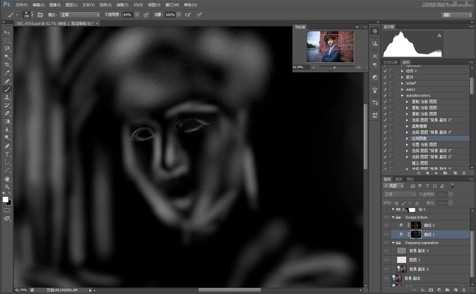 Photoshop详细解析帅哥人像后期处理技巧
