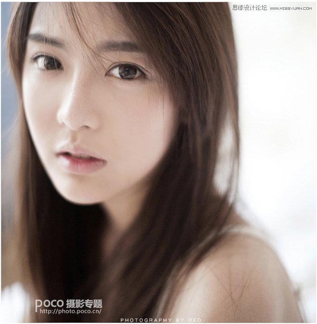 Photoshop调出美女人像朦胧柔焦效果