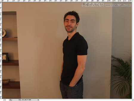Photoshop给曝光不足的人像照片美白