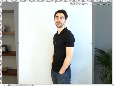 Photoshop给曝光不足的人像照片美白