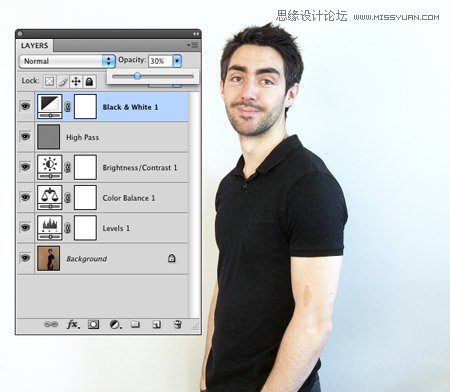 Photoshop给曝光不足的人像照片美白
