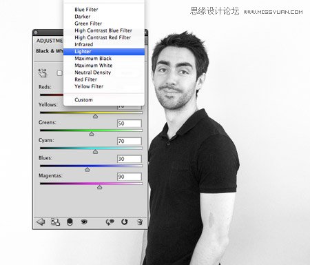 Photoshop给曝光不足的人像照片美白