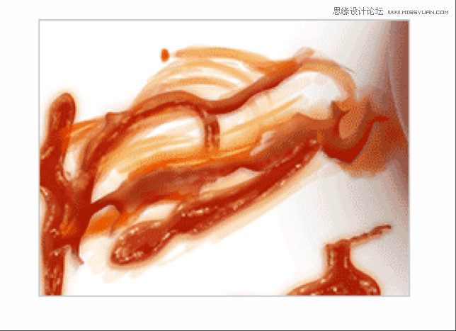 Photoshop制作超酷的番茄酱文字效果