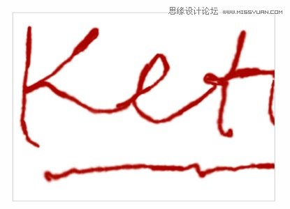 Photoshop制作超酷的番茄酱文字效果