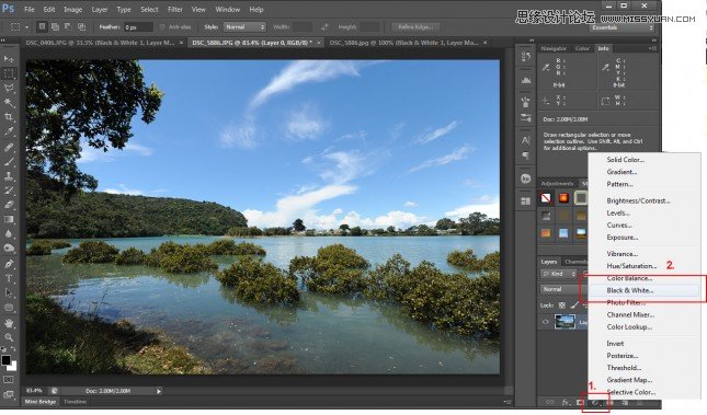 Photoshop把平凡的数码照片调成黑白效果