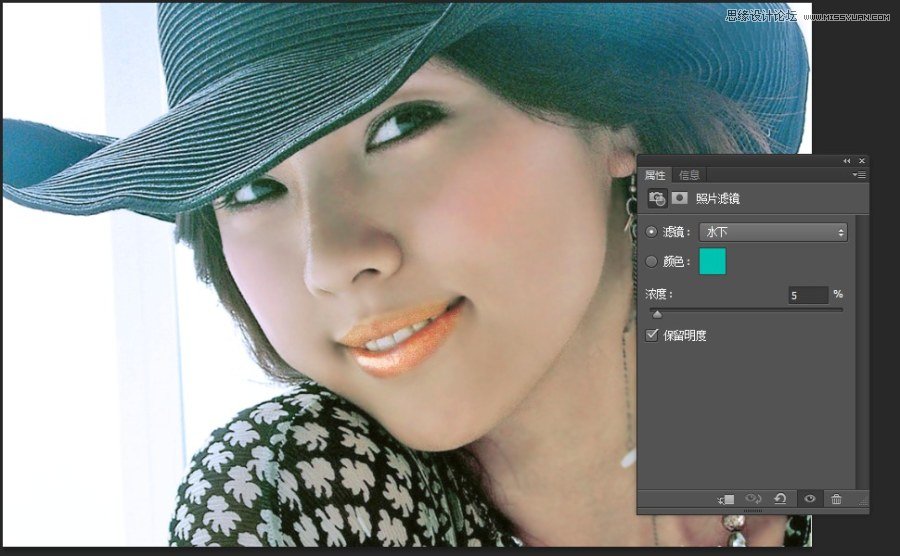 Photoshop详细给偏黄色美女人像美白处理
