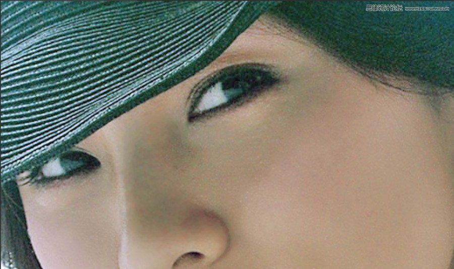 Photoshop详细给偏黄色美女人像美白处理