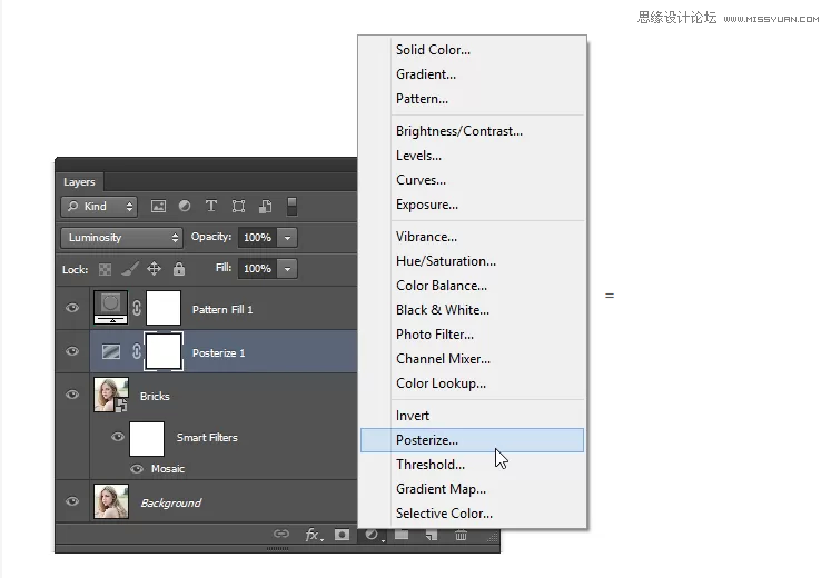Photoshop把人像照片变成乐高像素拼图