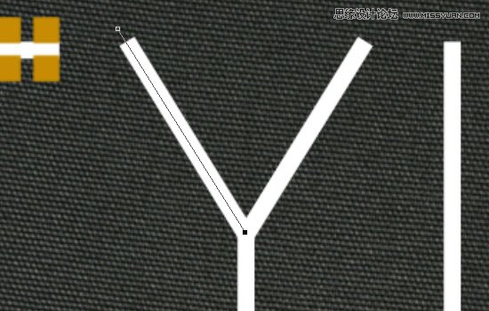 Photoshop制作黄金点状效果艺术字教程