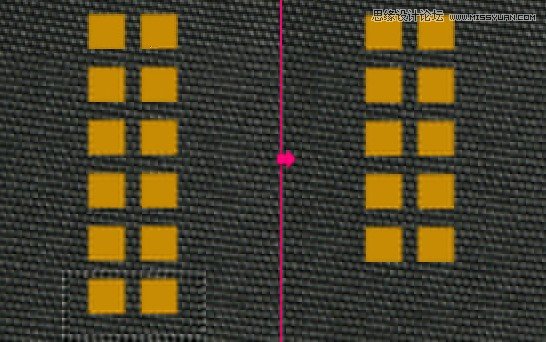 Photoshop制作黄金点状效果艺术字教程