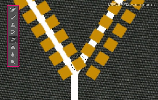 Photoshop制作黄金点状效果艺术字教程