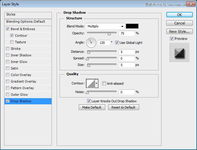Photoshop制作黄金点状效果艺术字教程