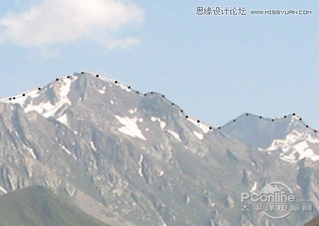 Photoshop调出山脚风光照片鲜艳唯美色彩