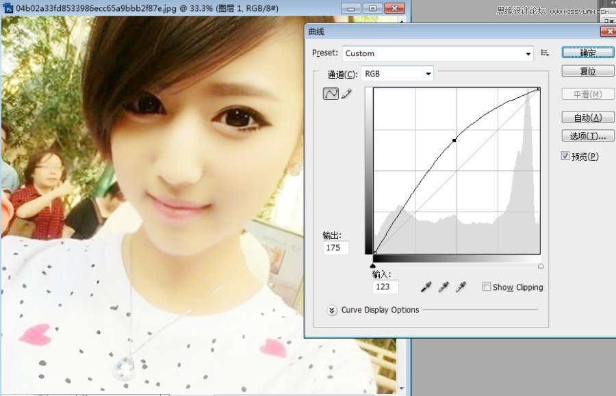 Photoshop结合SAI制作唯美的人像手绘效果