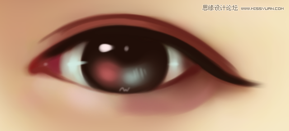 Photoshop结合SAI制作唯美的人像手绘效果