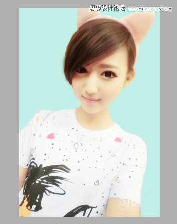 Photoshop结合SAI制作唯美的人像手绘效果