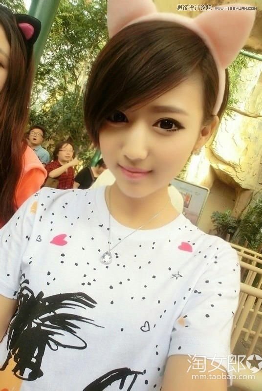 Photoshop结合SAI制作唯美的人像手绘效果