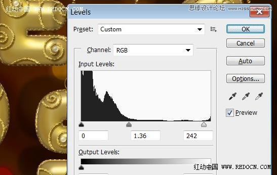 Photoshop制作大气的圣诞节艺术字教程