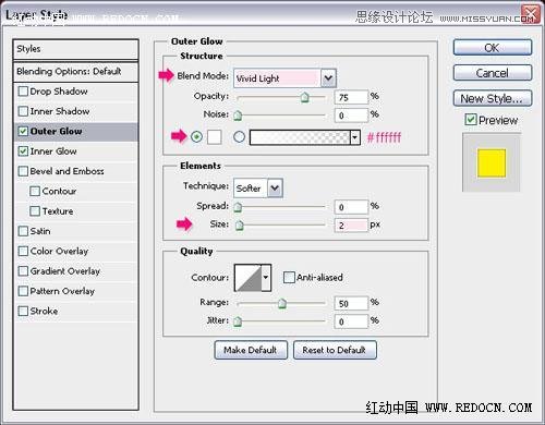 Photoshop使用画笔描边制作漂亮的高光字