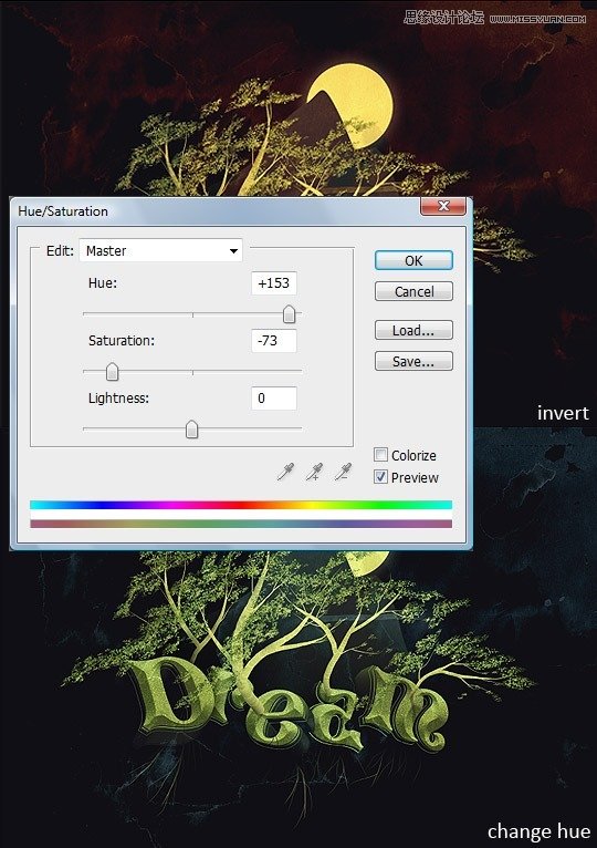 Photoshop结合AI制作梦境般的艺术字教程