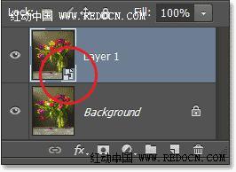 Photoshop把室内花屏花朵转化成水彩效果