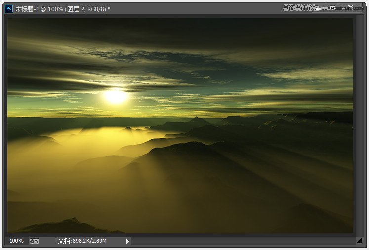 Photoshop制作梦幻效果的圆形光影效果