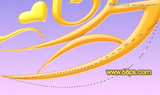 Photoshop制作七夕情人节艺术字教程