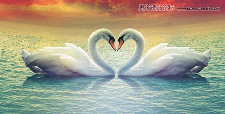 Photoshop合成绚丽城市背景的夜景婚片