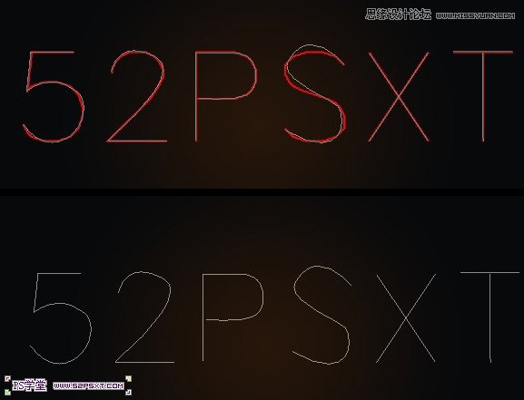 Photoshop制作由云朵组成的艺术字教程