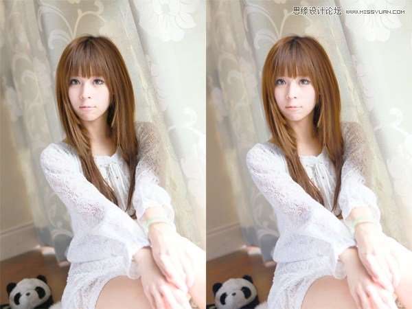 Photoshop在Lab模式下调出柔美的室内女孩