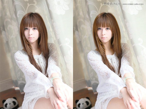 Photoshop在Lab模式下调出柔美的室内女孩