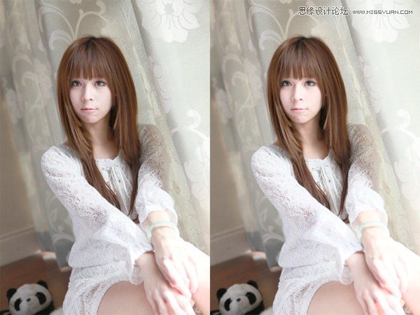 Photoshop在Lab模式下调出柔美的室内女孩