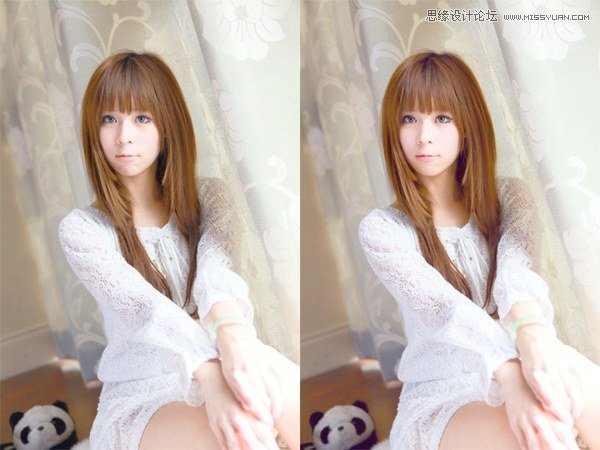 Photoshop在Lab模式下调出柔美的室内女孩