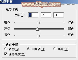 Photoshop给国外外景人像添加朦胧黄色调