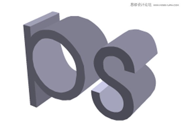 Photoshop制作个性时尚的立体字教程