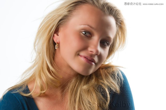 Photoshop保留质感给人像进行磨皮