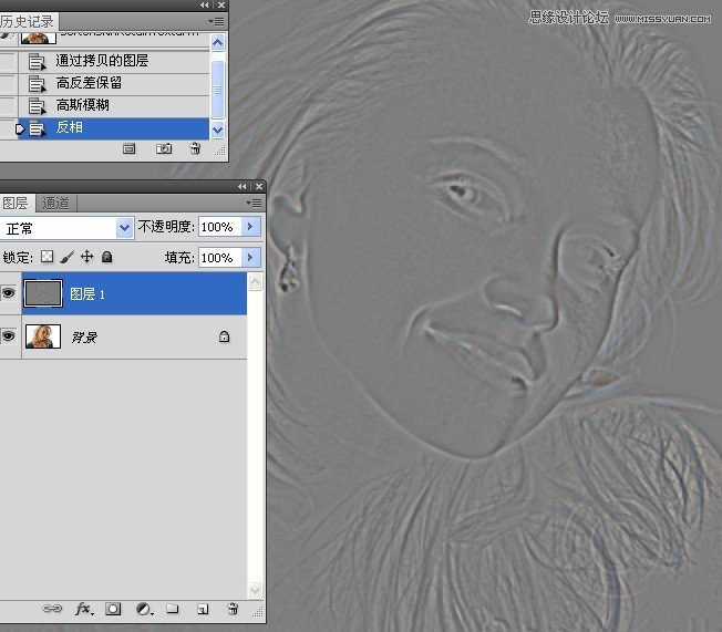 Photoshop保留质感给人像进行磨皮