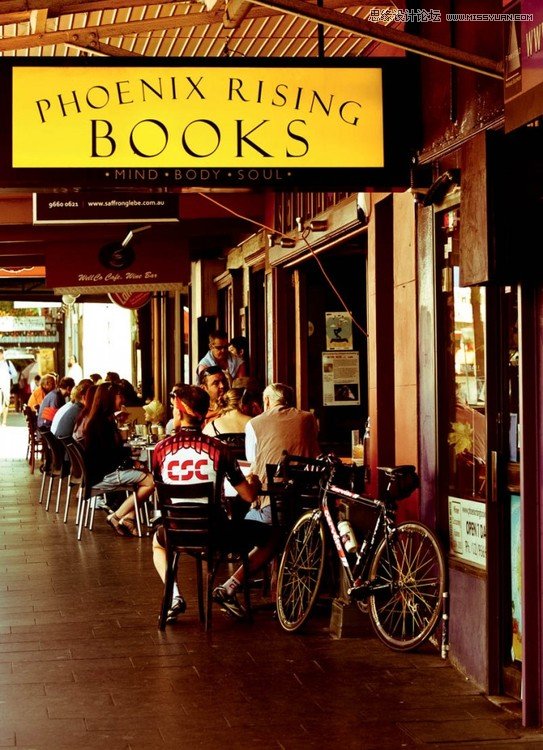 Photoshop两种方法打造怀旧街景