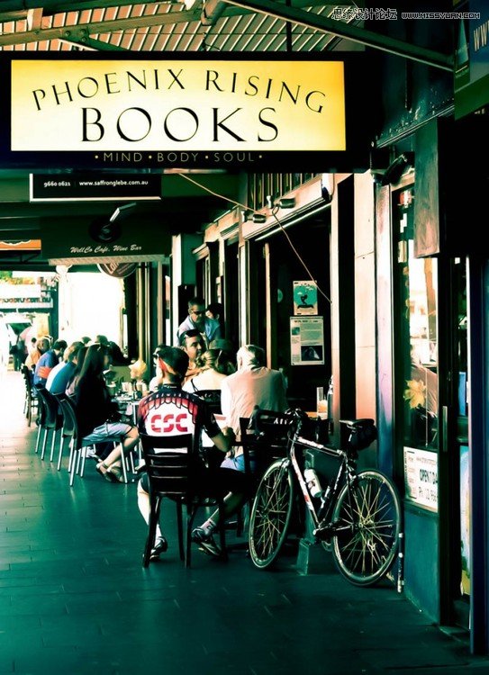 Photoshop两种方法打造怀旧街景