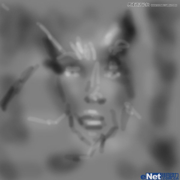 Photoshop制作创意撕裂的面部效果