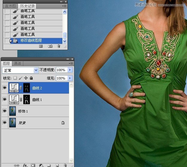 Photoshop修图教程:人像精细修图练习