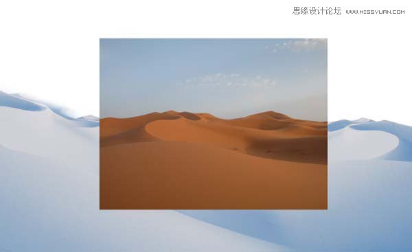 Photoshop合成冬季漂亮的的雪景城堡