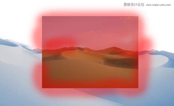 Photoshop合成冬季漂亮的的雪景城堡