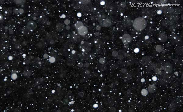 Photoshop合成冬季漂亮的的雪景城堡