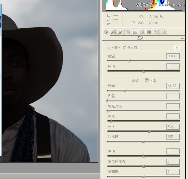 Photoshop结合CR给曝光不足的数码照片补光